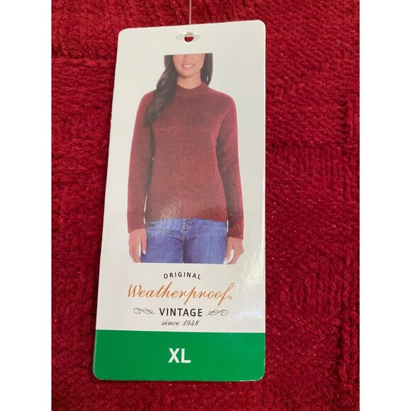 Weatherproof Vintage Women's Chenille Crewneck Sweater X- Large NWT Christmas - Picture 5 of 9